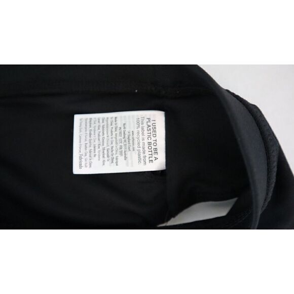 cotton: ON 670031-01 Women's Sz Small Black Strappy Sports Crop Bra - Picture 3 of 5